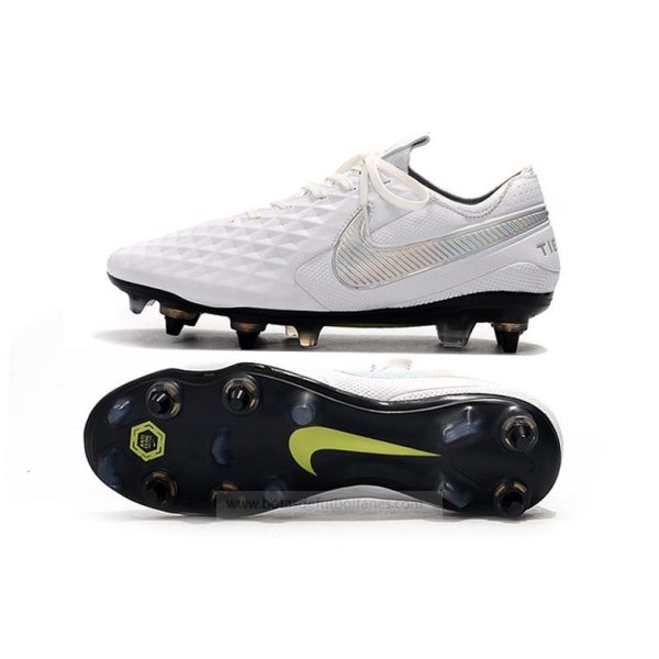 Nike Tiempo Legend VIII Elite SG PRO AC Blanco Gris